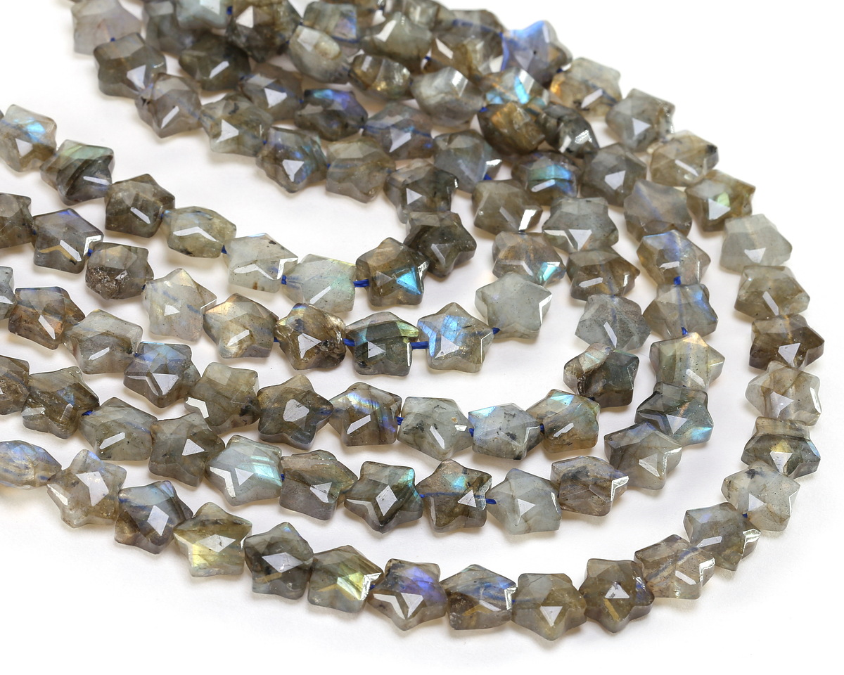 Labradorite Microfaceted Star 8mm