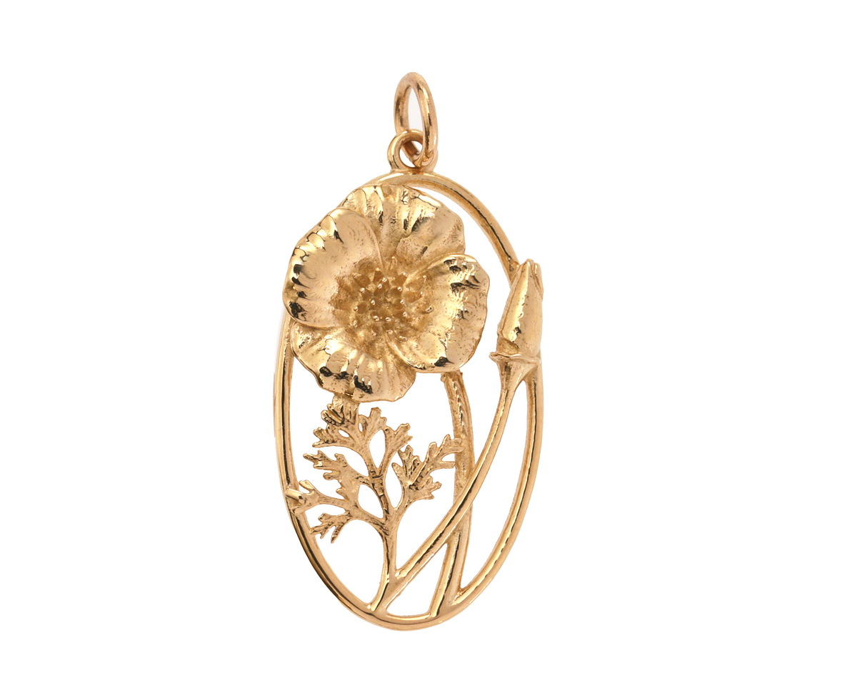 Nina Designs California Poppy Focal 15x31mm