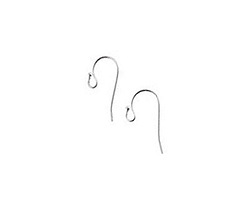 Nunn Design Sterling Silver (plated) Earwire w/ Ball 8x20mm