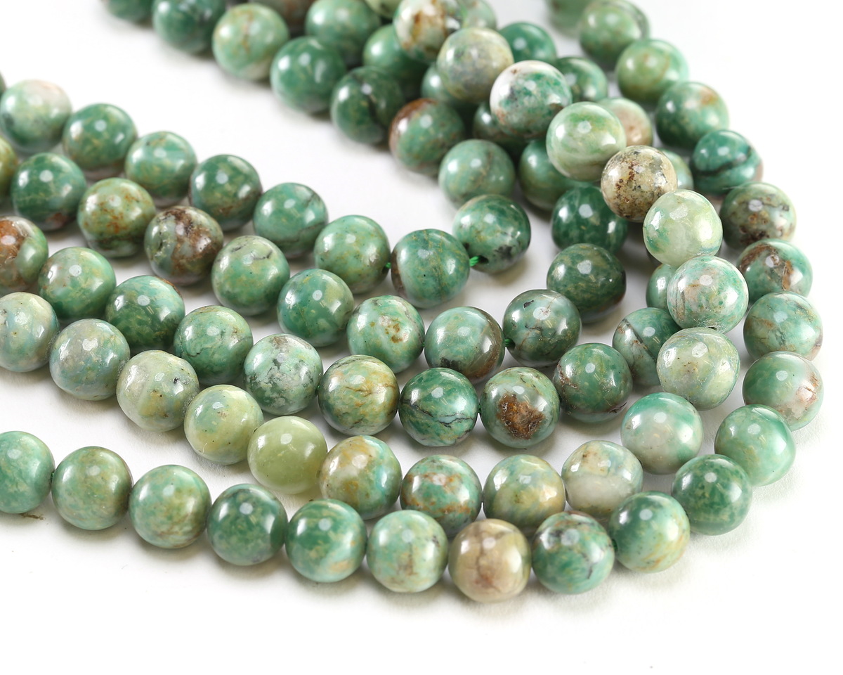 Dragon Blood Jade Round 8mm