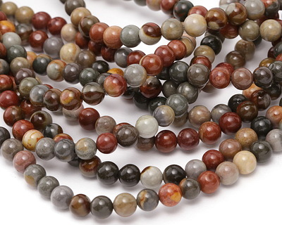 Polychrome Jasper Round 6mm