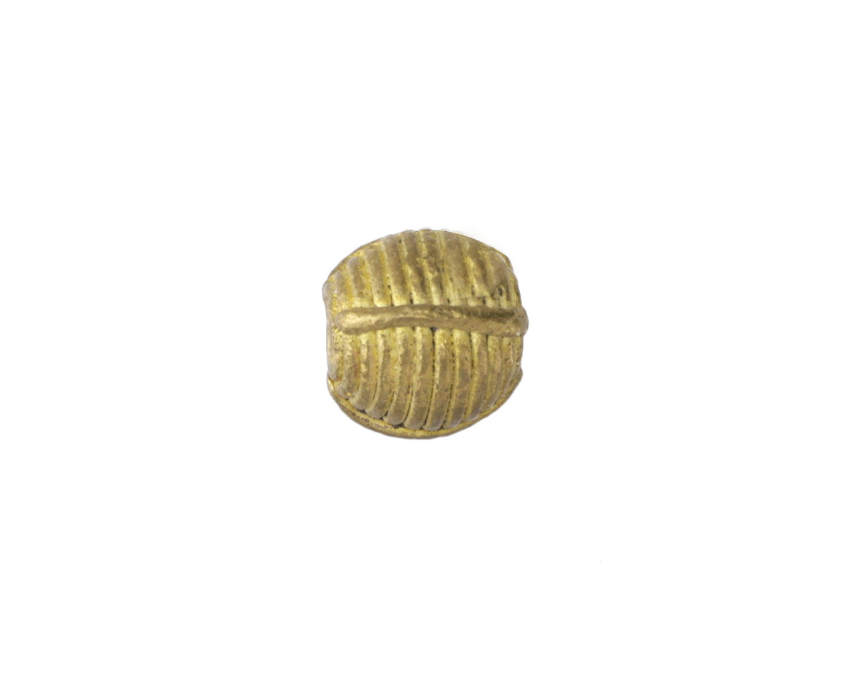 African Brass Strapped Corrugated Round 10-11mm