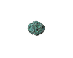 Mykonos Copper (plated) Patina Ornate Round 9mm