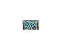 Patina Blue Copper (plated) Flourishes (large hole) Tube 11x7mm