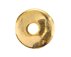 Mykonos Metalized Ceramic Gold Washer 25-26mm