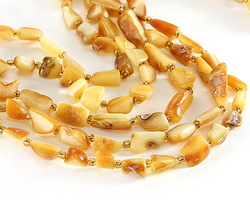 Honey Amber Nugget 6-8x8-12mm