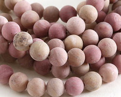 Rhodonite (matte) Round 10mm