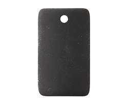 Jet Beach-Style Glass Bottle Curve Rectangle 19x33mm