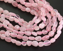 Madagascar Rose Quartz Small Tumbled Nugget 7-12x6-8mm