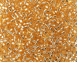 Miyuki Delica Silver Lined Gold (DBM0042) 10/0 Seed Bead