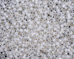 TOHO Milky White (with Silver Lining) Round 11/0 Seed Bead