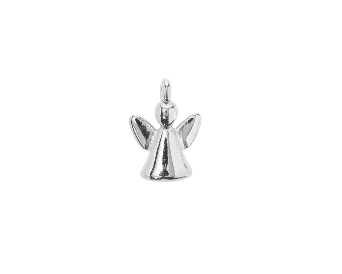 Antique Silver (plated) Angel Focal 10x14mm