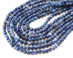 Blue Pietersite (A) Microfaceted Round 3mm
