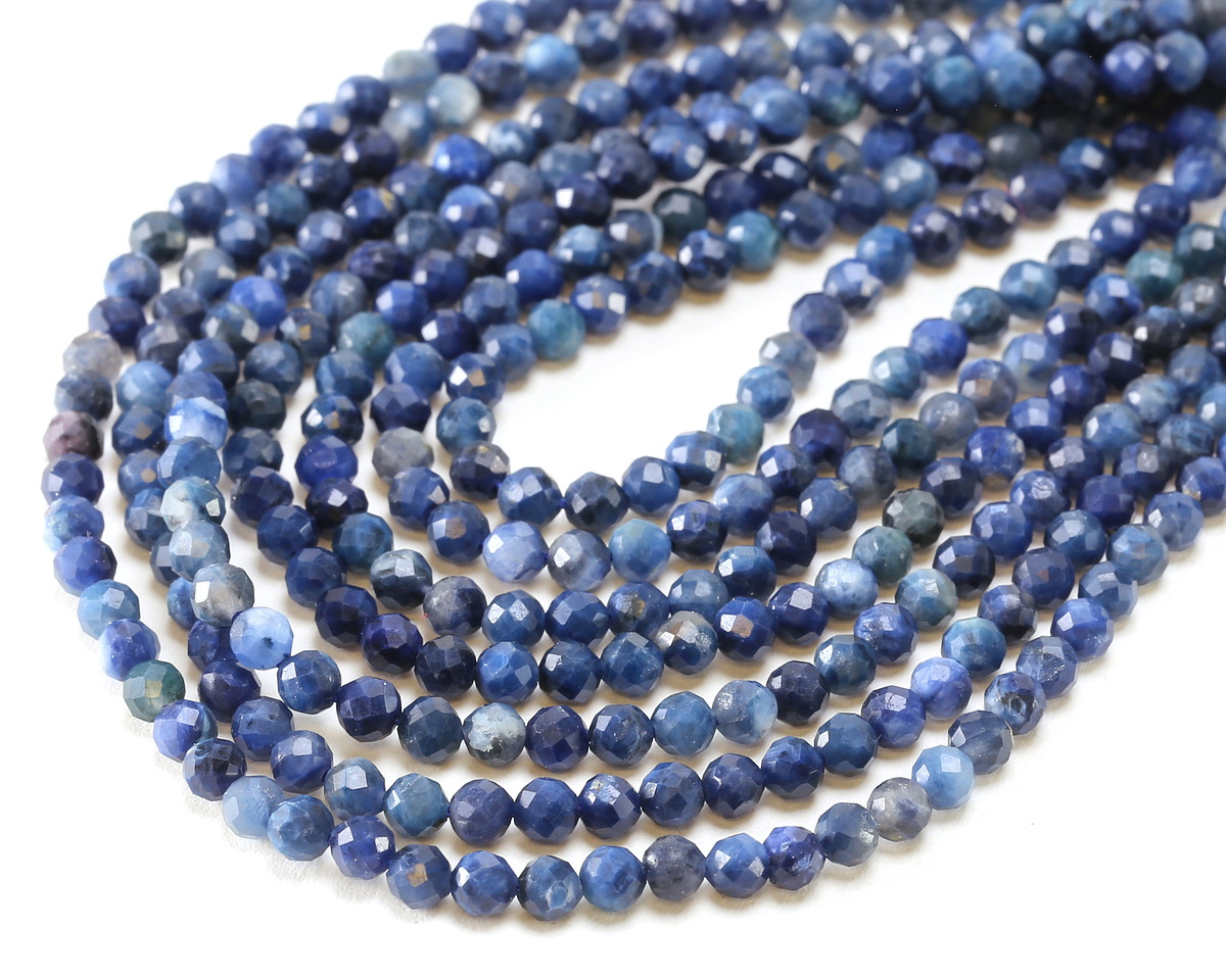 Blue Pietersite (A) Microfaceted Round 3mm