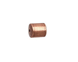 Antique Copper (plated) 7mm Glue-In Cylindrical End Cap 9x8mm