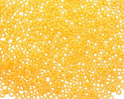 TOHO Ceylon Frosted Peach Cobbler Round 11/0 Seed Bead