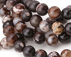 Espresso Agate Round 8mm