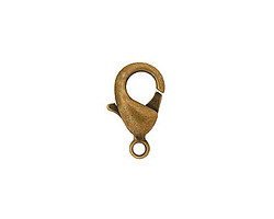 Antique Brass (plated) Lobster Clasp 15x9mm