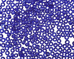 TOHO Transparent Cobalt Round 8/0 Seed Bead