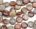 Impression Jasper Puff Coin 14mm