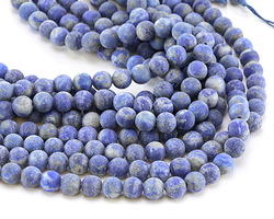Lapis (matte) Round 6mm Beads