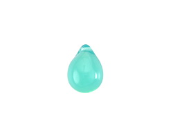 Czech Glass Green Opal Teardrop 10x14mm