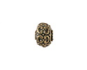 Mykonos Antique Brass (plated) Fancy Ball Spacer 10x13mm