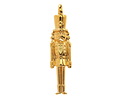 24K Gold (plated) Nutcracker Pendant 11x45mm