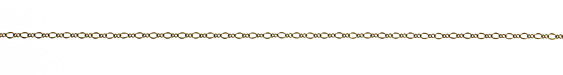 Antique Brass (plated) Figaro Chain 2mm