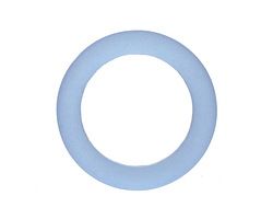 Light Sapphire Beach-Style Glass Ring 27mm