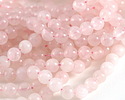 Rose Quartz (A) Round 6mm Beads