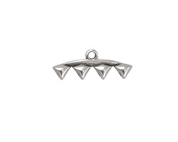 Cymbal Vani IV Antique Silver (plated) Ending for GemDuo 8x21mm