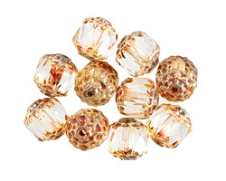 Czech Glass Crystal Picasso Lantern 8mm