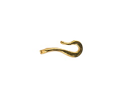 Mykonos Gold (plated) Shepherd's Hook 17x7mm