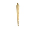 Satin Hamilton Gold (plated) Medium Spike 4x33mm