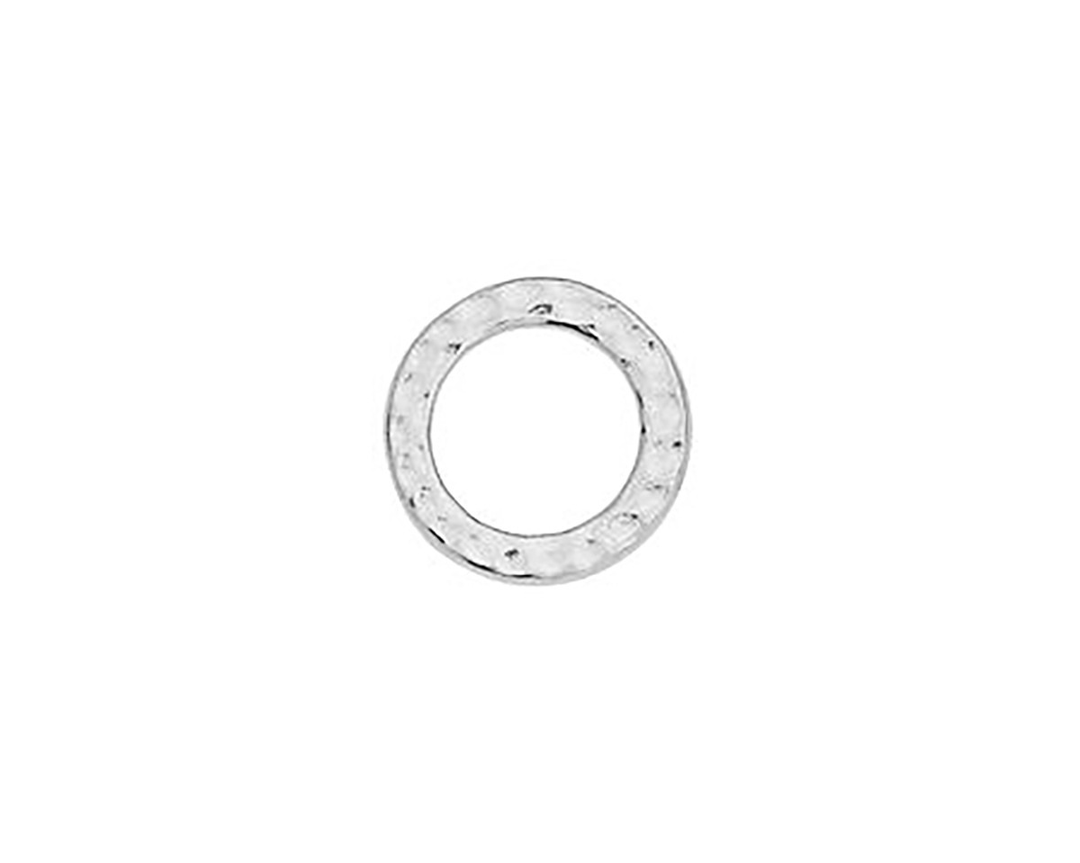 TierraCast White Bronze (plated) Medium Hammertone Ring 13mm