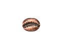 Mykonos Antique Copper (plated) Cowrie Shell Focal Bead 12x7mm