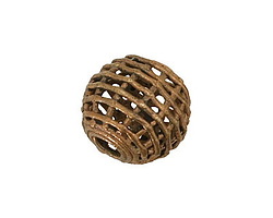 African Brass Basket Round 18-20mm