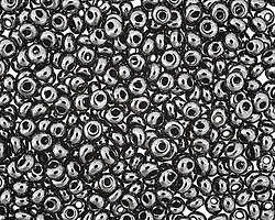 TOHO Metallic Hematite Magatama 3mm Seed Bead