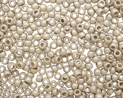 TOHO PermaFinish Galvanized (Matte) Aluminum Round 8/0 Seed Bead