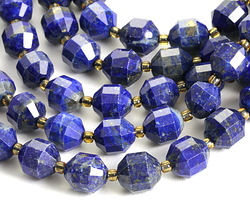 Lapis Energy Tube 10x9mm Beads