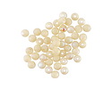 Czech Glass Textured Ivory AB Round Druk 3mm