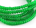 Green Agate Rondelle 4x6mm
