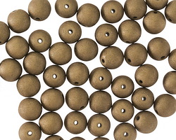 Czech Glass ColorTrends: Dark Sage Round 6mm