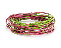 Dragonfruit Splash Round Leather Cord 1.5mm