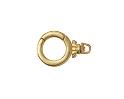 Satin Hamilton Gold (plated) Swivel Charm Holder Clasp 20x13mm