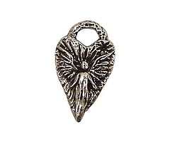 Green Girl Pewter Safe Angel Pendant 16x27mm