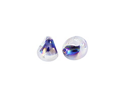 Unicorne Beads Glass Circus Bubbles Teardrop 9-10mm