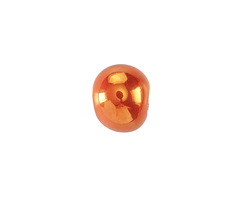 Mykonos Ceramic Iridescent Tangerine Rondelle 10x13mm
