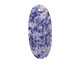 Brazil Sodalite Thin Sliced Oval Pendant 23-24x53mm